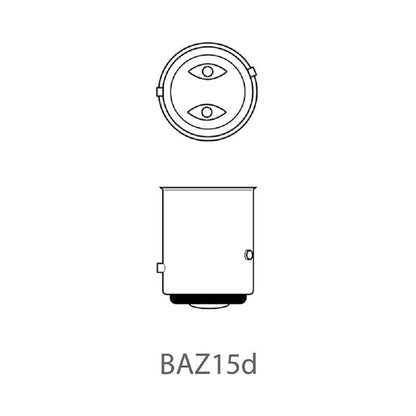 10x Autolampe 12V 21/4W BAZ15d - TMN-shop.de