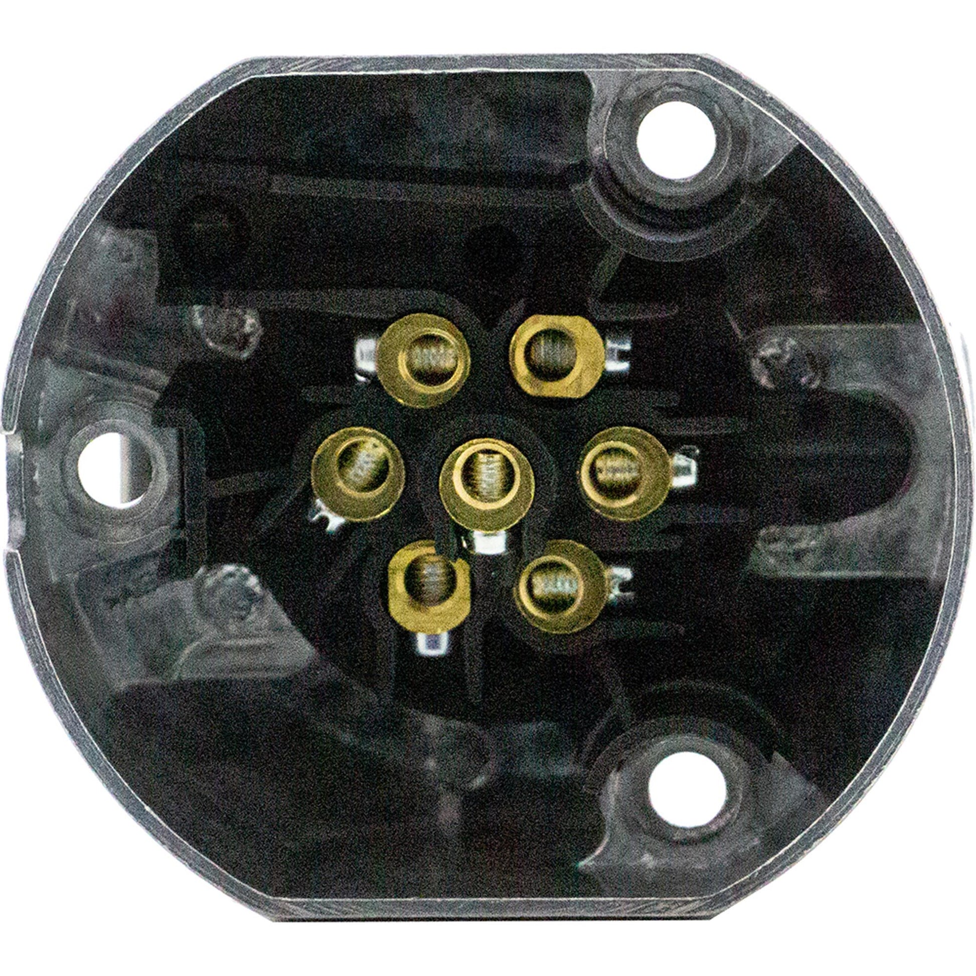 7-poliger Anhänger-Stecker Metall 12V 