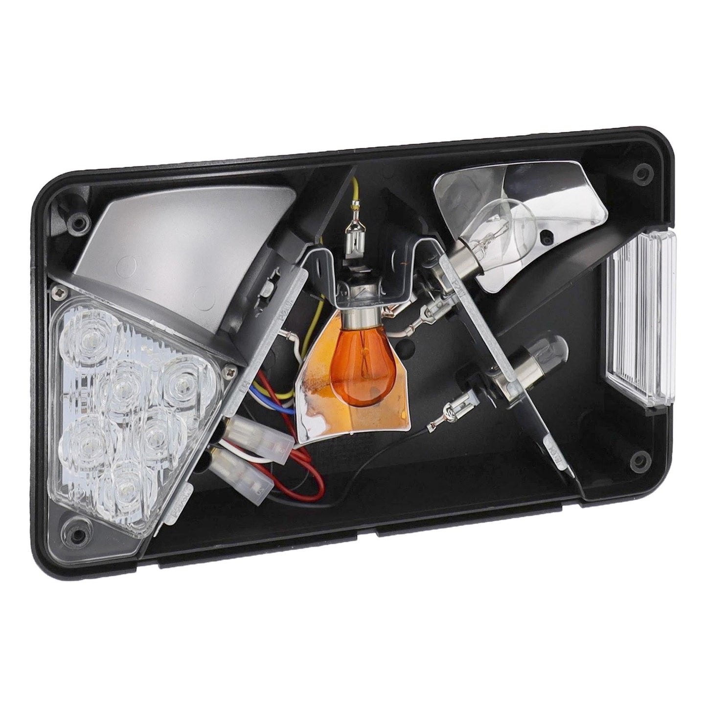 ASPÖCK Multipoint 5V LED re. mit RFS / li. mit NSL Rückleuchten+Anschlusskabel 6m 13-polig - TMN-shop.de