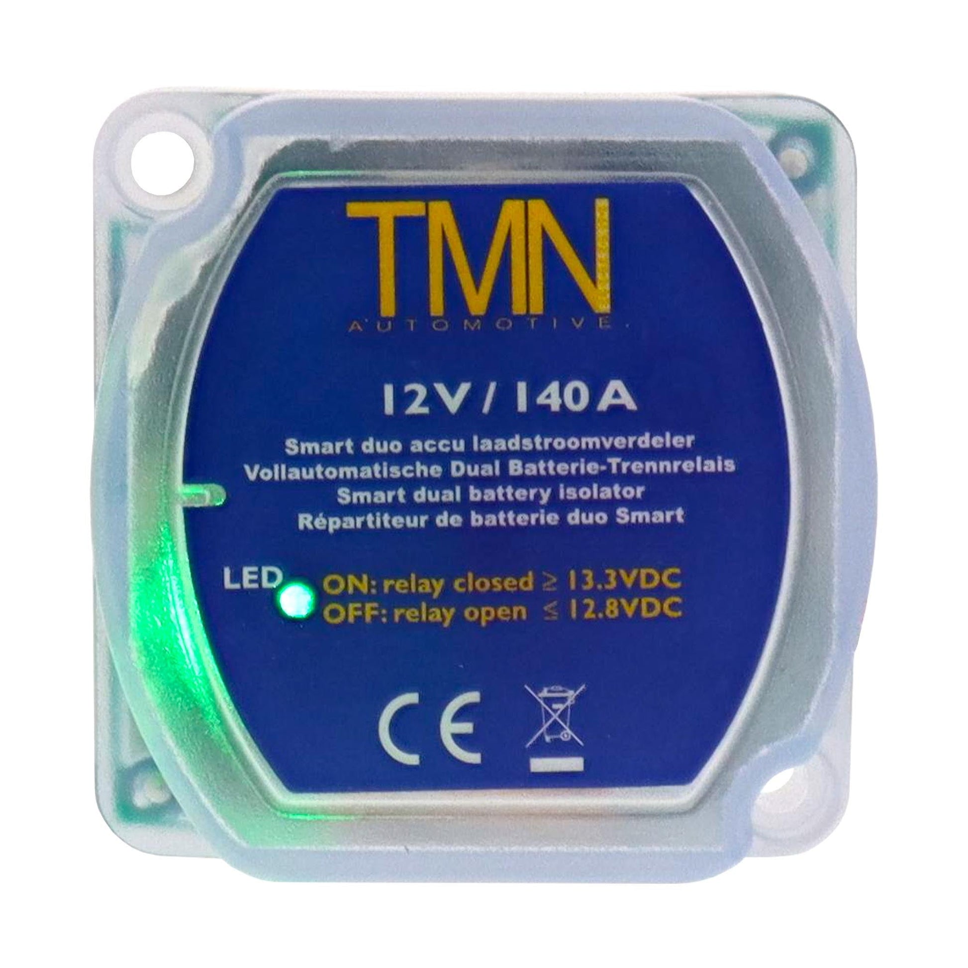 BSR Batterie Trennrelais 12V 140 Ampere + 2 Ringösen 10mm² M6 - TMN-shop.de