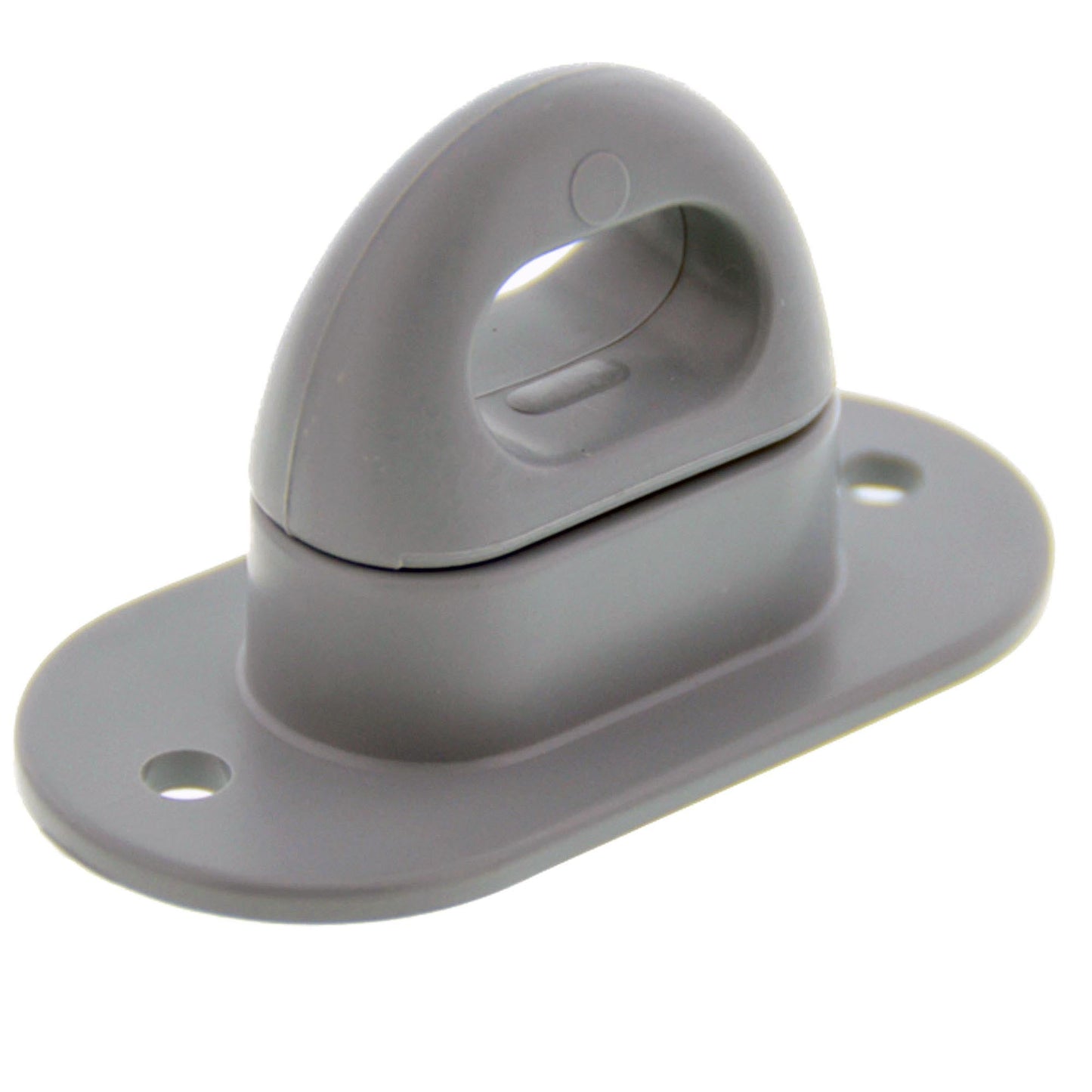 Drehverschluss für Ovalöse, grau, Kunststoff, 42 x 22 mm - TMN-shop.de