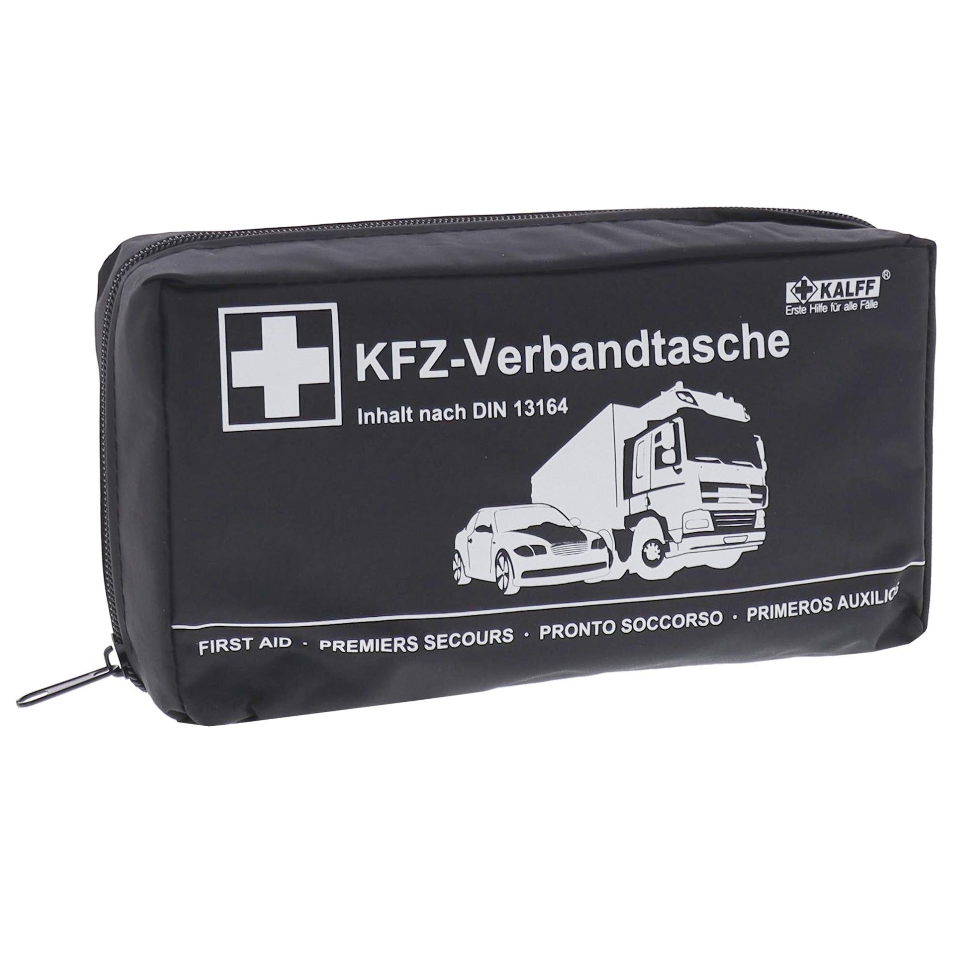 KFZ-Verbandtasche Schwarz DIN 13164-2022 - TMN-shop.de