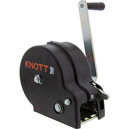 Knott Gurtwinde mit Gehäuse, 7m Band und Haken 450kg - TMN-shop.de