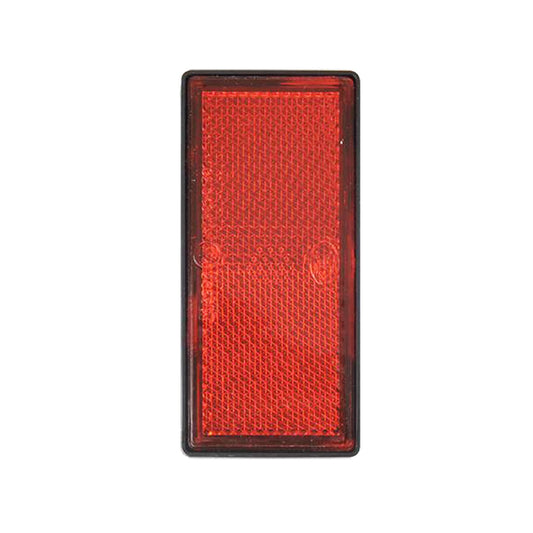 Rückstrahler Reflektor (L/R) Rechteck Rot E20 55mm x 40mm mit Klebeba, 2,96  €