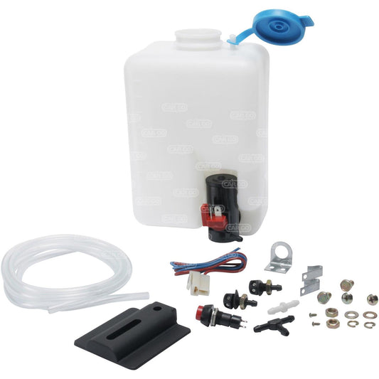 Scheibenwaschsystem 24V 1,2l Tank inkl. Montagematerial und Zubehör - TMN-shop.de