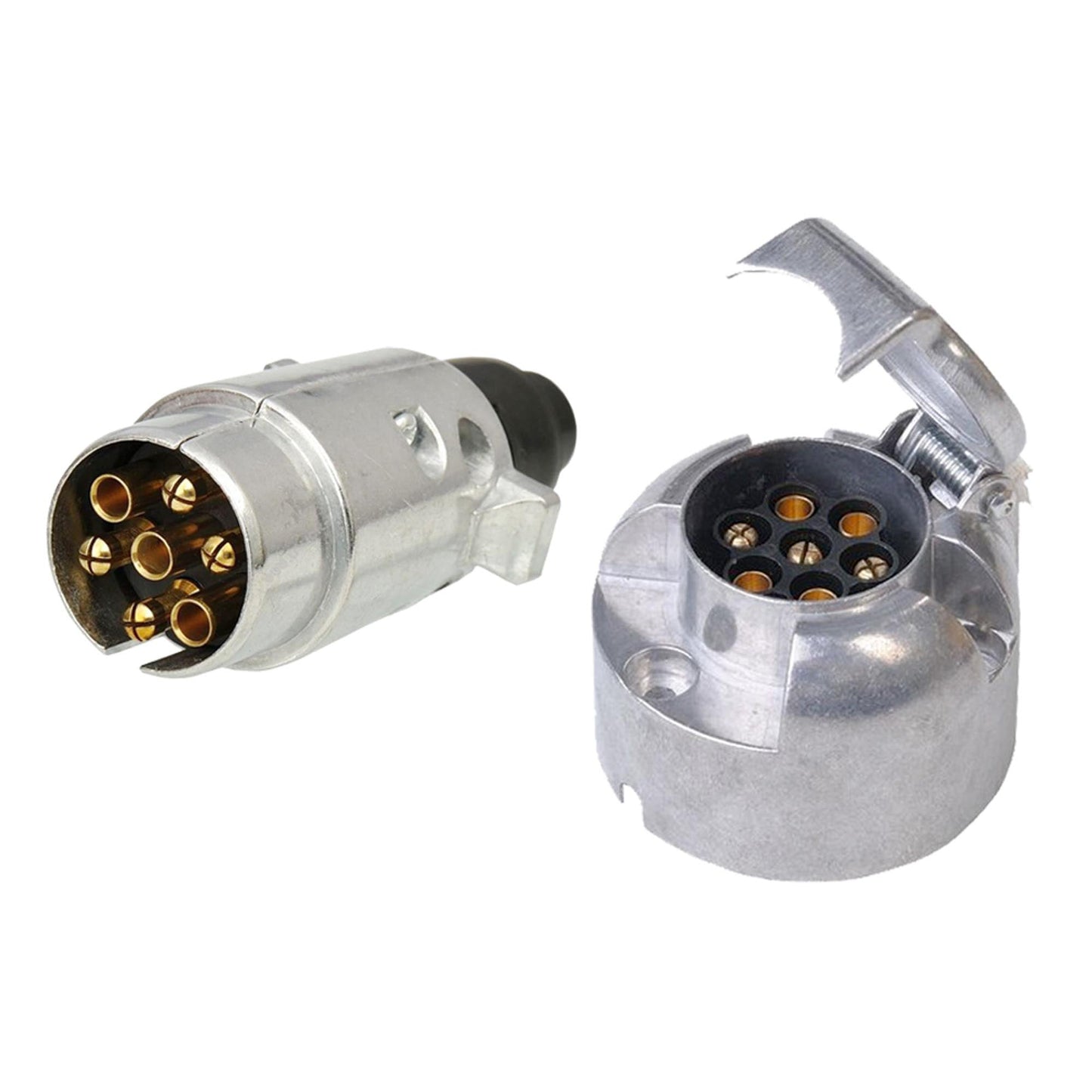 Stecker u. Steckdose 7-polig im Set Anhänger - TMN-shop.de