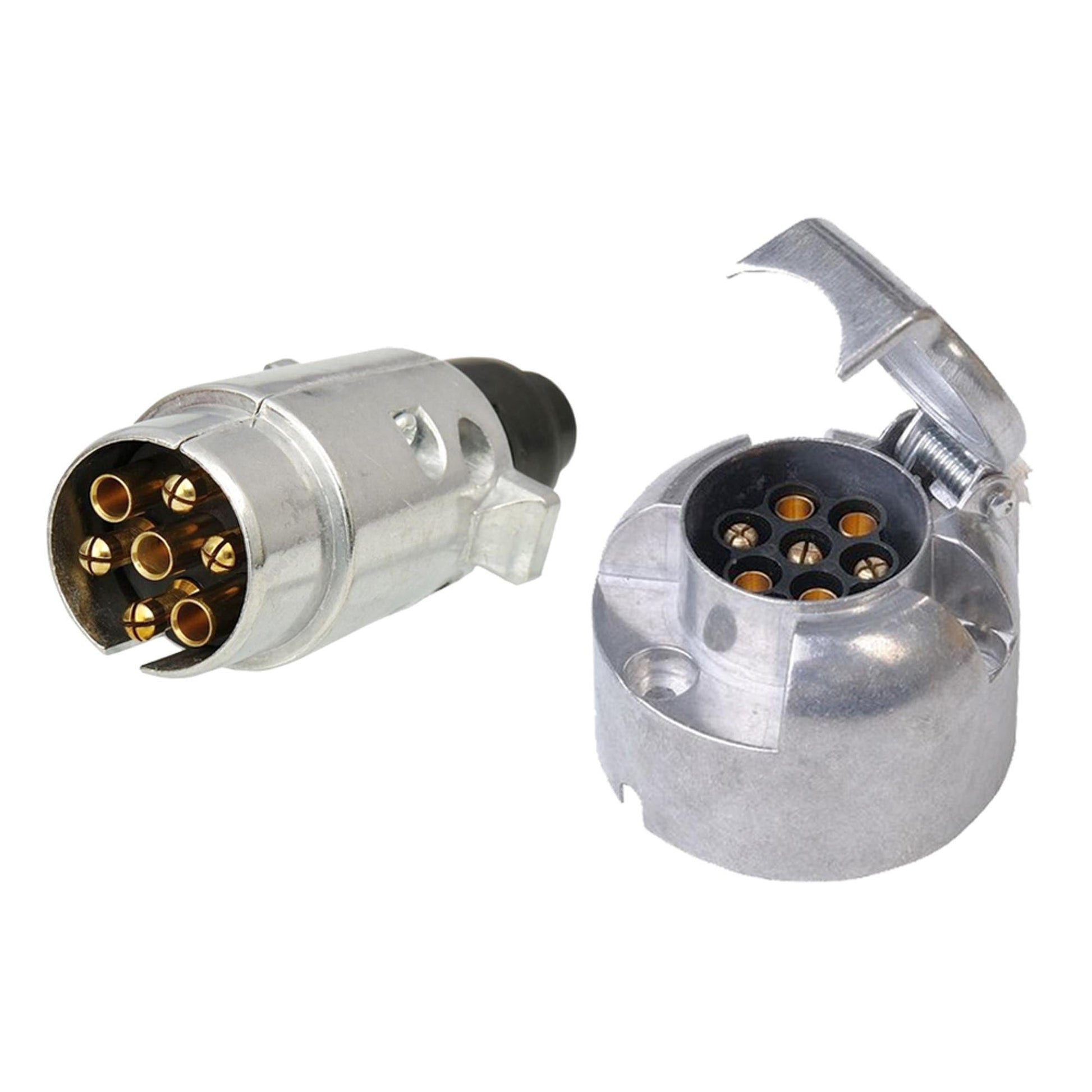 Stecker u. Steckdose 7-polig im Set Anhänger - TMN-shop.de