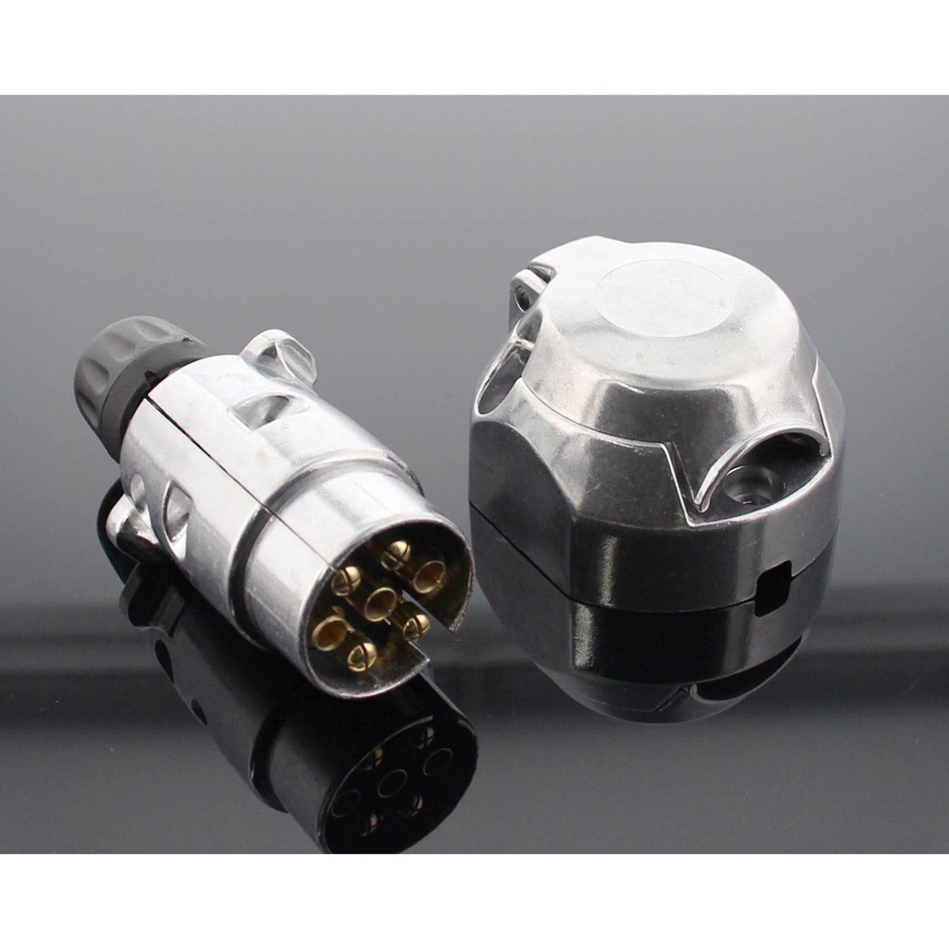 Stecker u. Steckdose 7-polig im Set Anhänger - TMN-shop.de