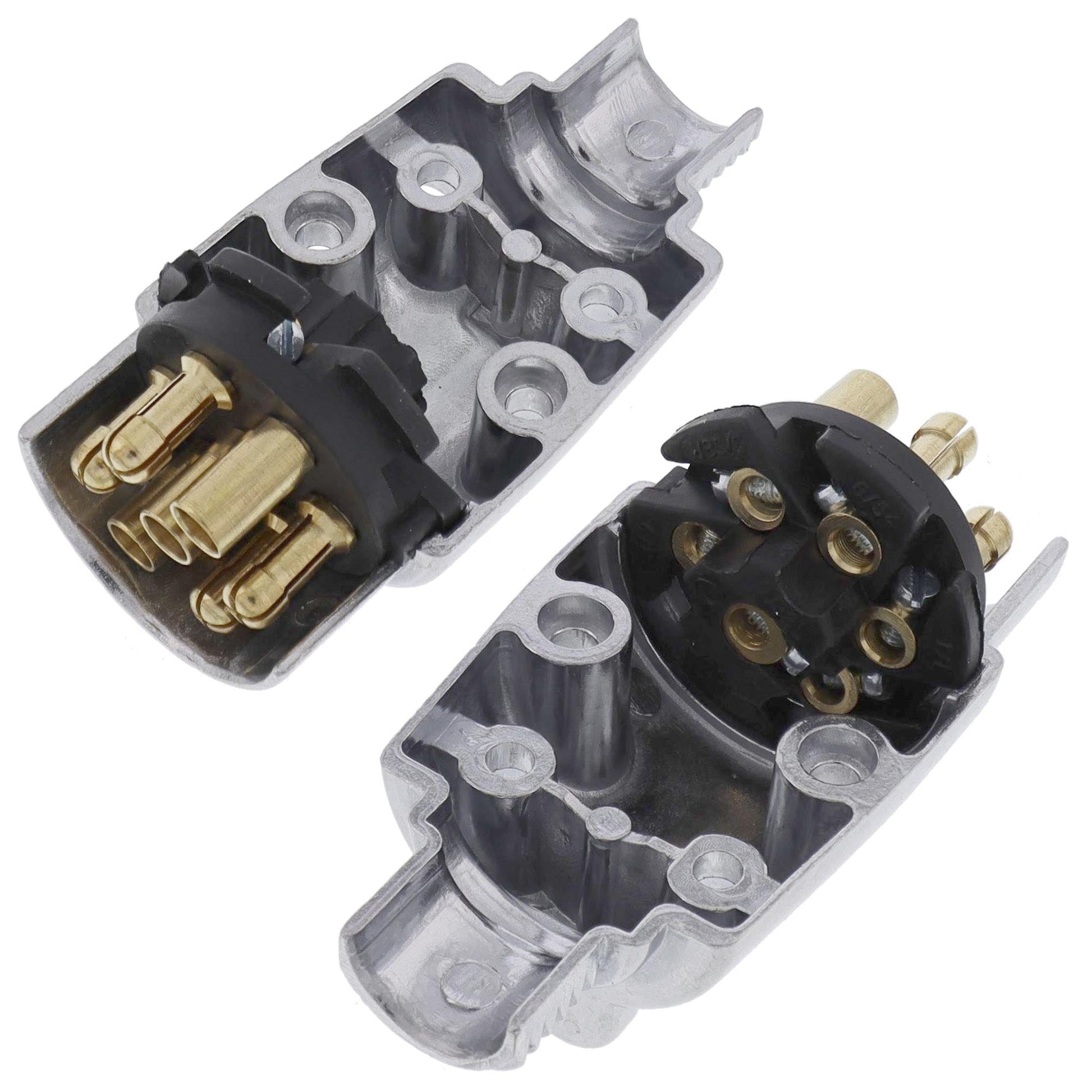Stecker u. Steckdose 7-polig im Set Anhänger - TMN-shop.de
